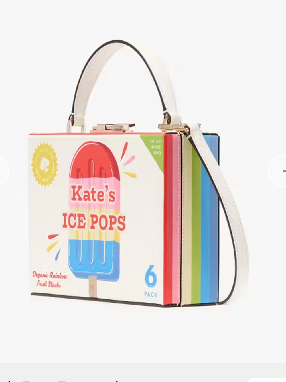 Kate Spade New York Snack Bar Popsicle Crossbody Bag Multi KL040 New - Picture 3 of 9
